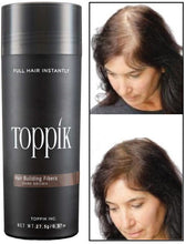 قم بتحميل الصورة في عارض الصور ، لإخفاء فراغات الرأس وتكثيف ألياف الشعر Toppik
