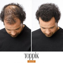 قم بتحميل الصورة في عارض الصور ، لإخفاء فراغات الرأس وتكثيف ألياف الشعر Toppik
